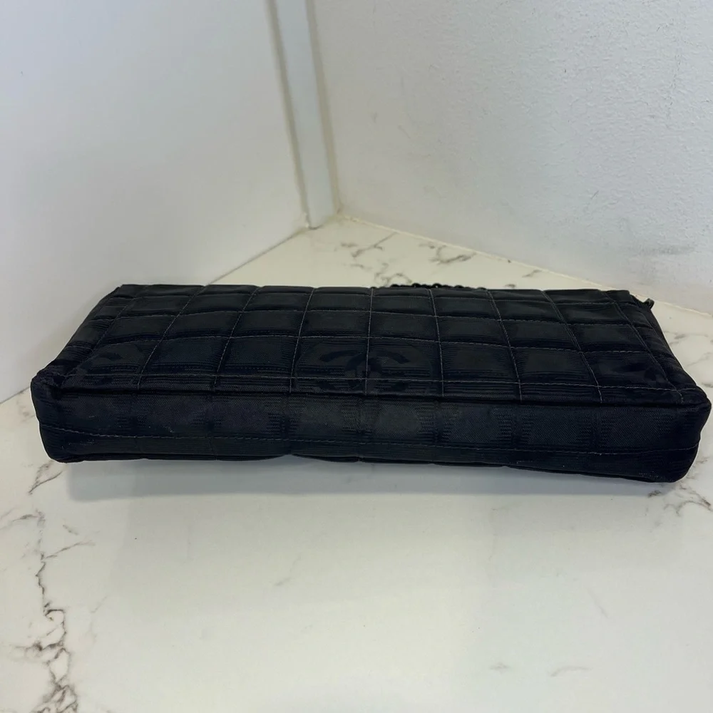 Chanel Black Travel Line Flap Bag